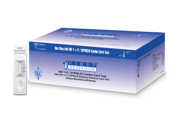 WHO Prequalification First Response® HIV 1 +2/Syphilis Combo Card Test