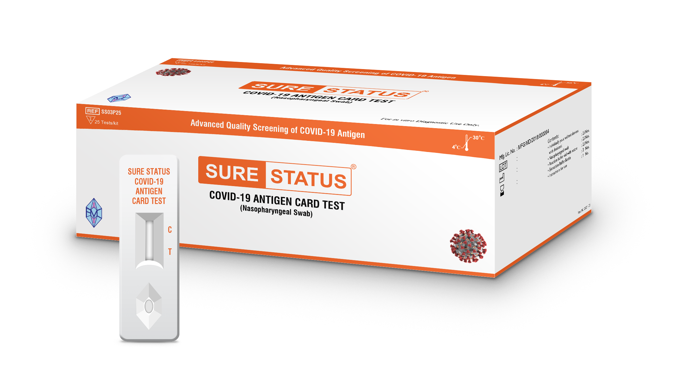 WHO Emergency Use Listing (EUL) Sure Status COVID-19 Antigen Card Test