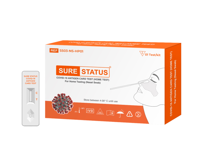 Sure Status® COVID-19 Antigen Card Test (Home Test)