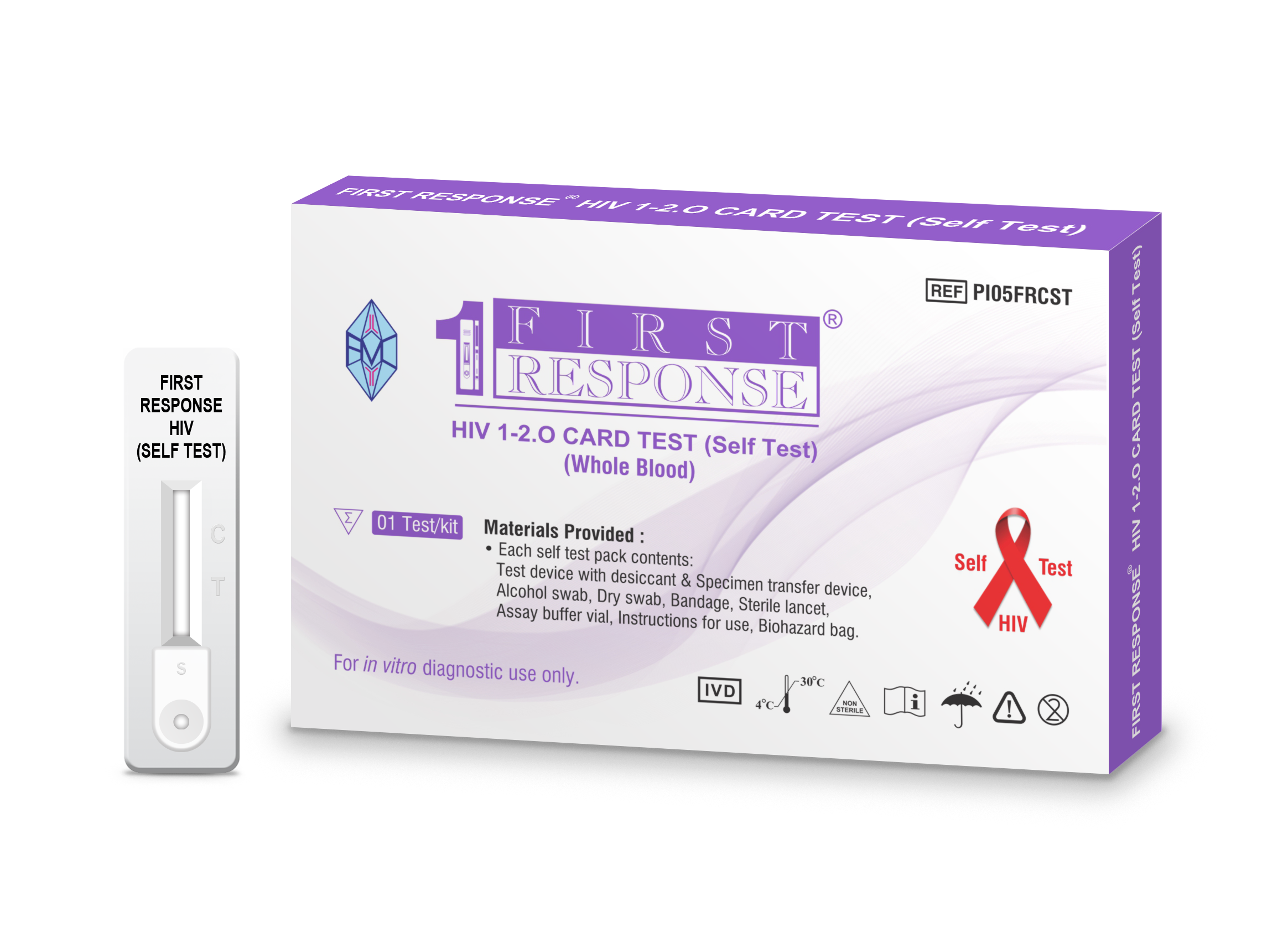 First Response® HIV 1-2.O Card Test (Self Test)